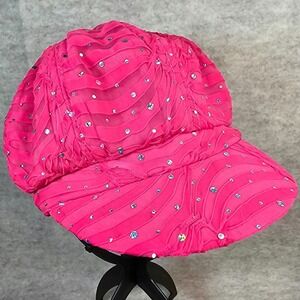 Something Special Sequined Hat Hot Pink Holographic